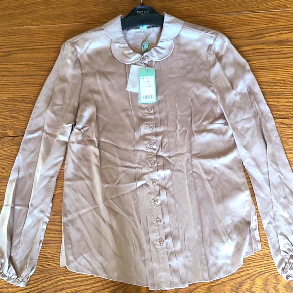 Hoss Intropia Silk button down Shirt - Picture 1 of 4